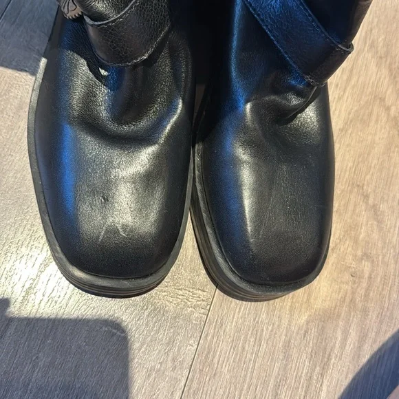 Laroude Black Leather Ankle Boots - Picture 4 of 8